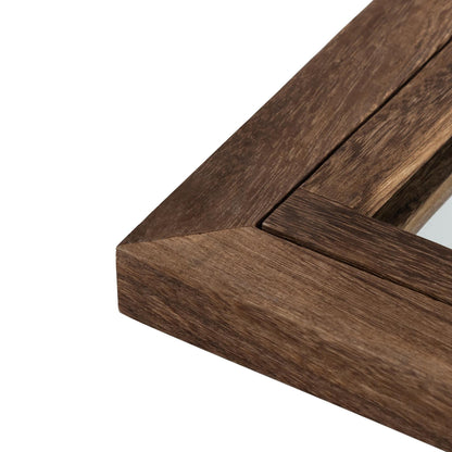 Miroir de fenêtre en bois arqué 180 cm L x 79 cm l