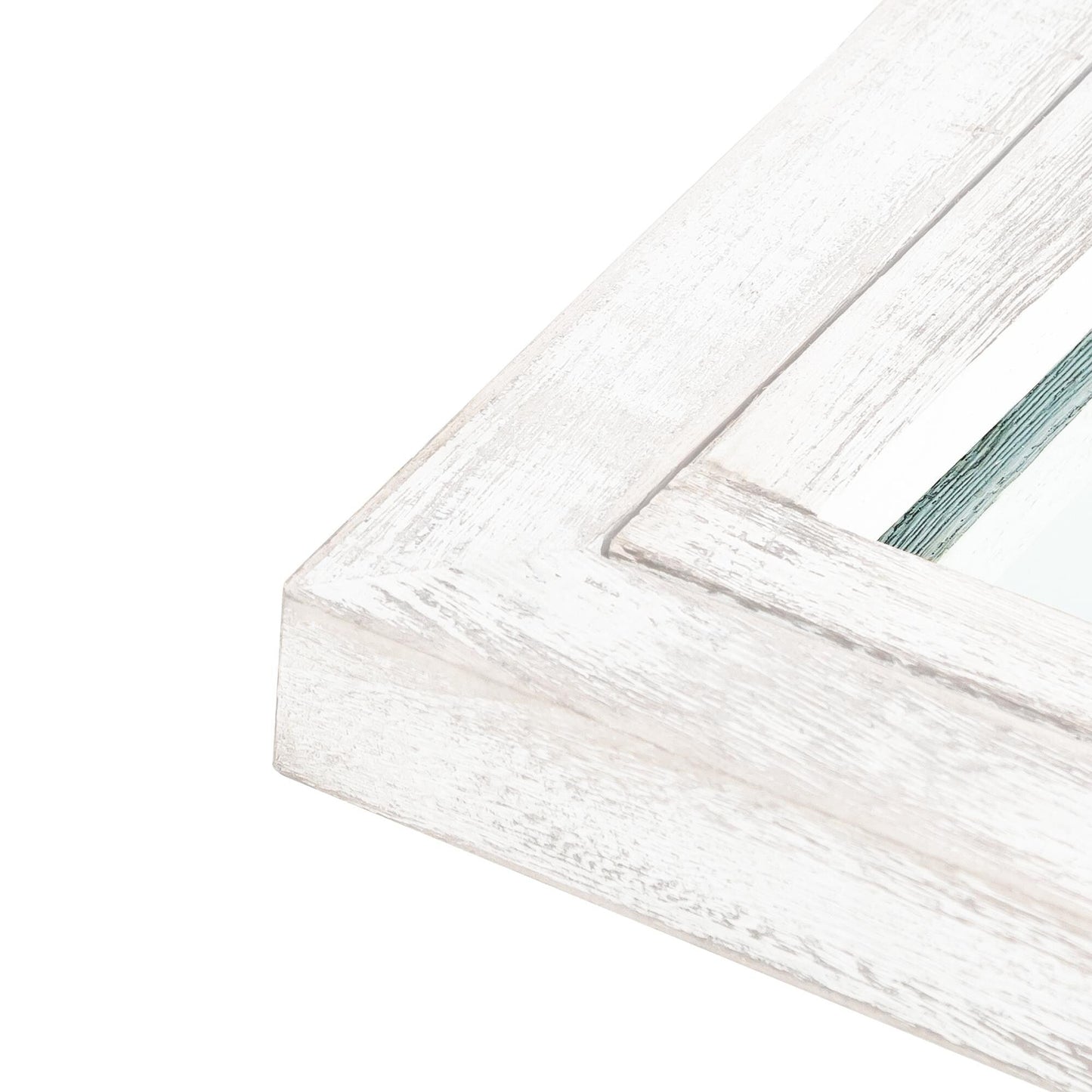 Miroir de fenêtre en bois arqué 180 cm L x 79 cm l