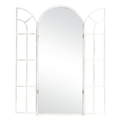 Miroir de fenêtre en bois arqué 180 cm L x 79 cm l