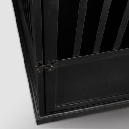 Table d'appoint en bois avec cage pour animaux et porte verrouillable