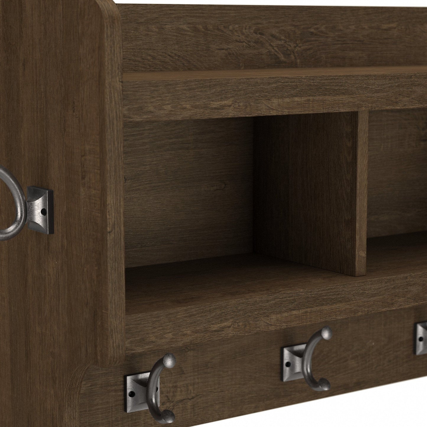 Porte-manteau mural Woodland 40W avec étagère par Bush Furniture