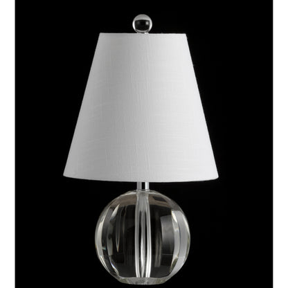 Lampe de table LED Goddard 16 boule de cristal/métal, par JONATHAN Y