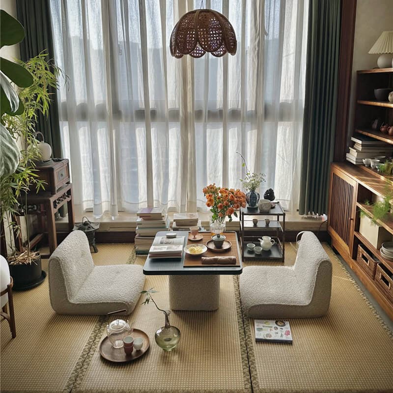 Saké dans la série Fuji, table à baie vitrée