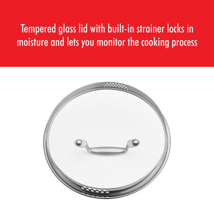 Cocotte en fonte émaillée ZWILLING Clad CFX de 6 pintes (environ 5,7 L) en acier inoxydable et céramique antiadhésive