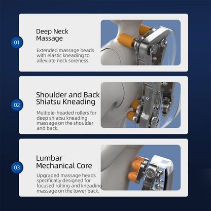 Fauteuil inclinable massant zéro gravité avec massage complet du corps, chauffage et audio Bluetooth intégré