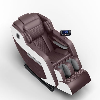 Fauteuil inclinable massant zéro gravité avec massage complet du corps, chauffage et audio Bluetooth intégré