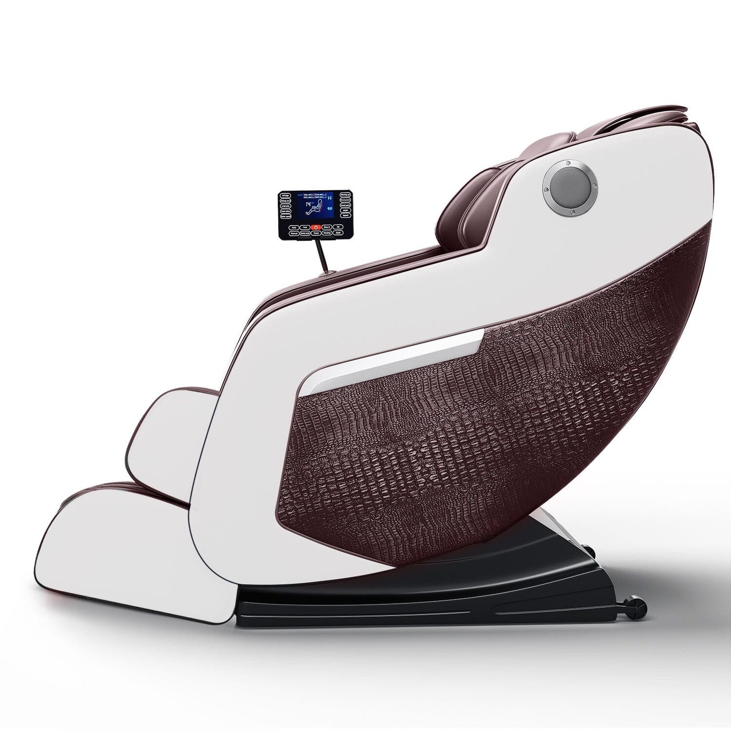 Fauteuil inclinable massant zéro gravité avec massage complet du corps, chauffage et audio Bluetooth intégré