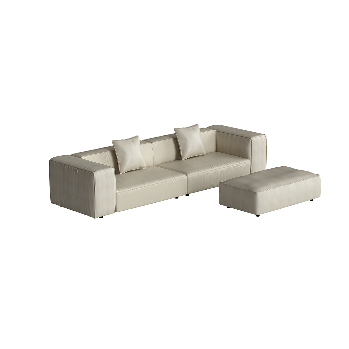 Canapé Butter avec accoudoirs larges et moelleux - 5 places