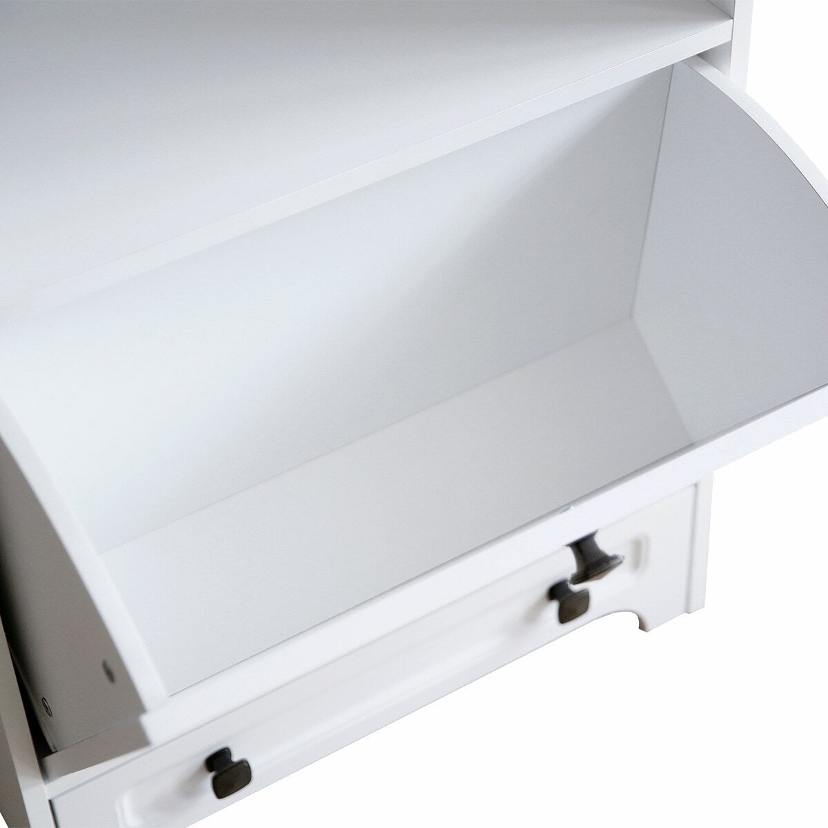 Station d'alimentation pour chiens Roomfitters avec 2 gamelles surélevées, meuble d'alimentation inclinable pour animaux de compagnie